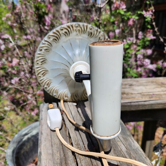 Rare Vintage Art Nouveau Hanging or table top plug in Sconce Light Fixture With - Picture 7 of 16